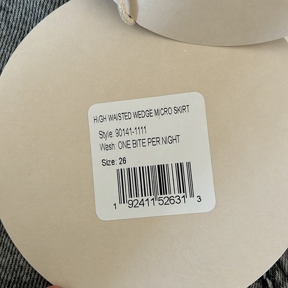 SNACKS by Mother. NWT Denim Skirt - Picture 9 of 10